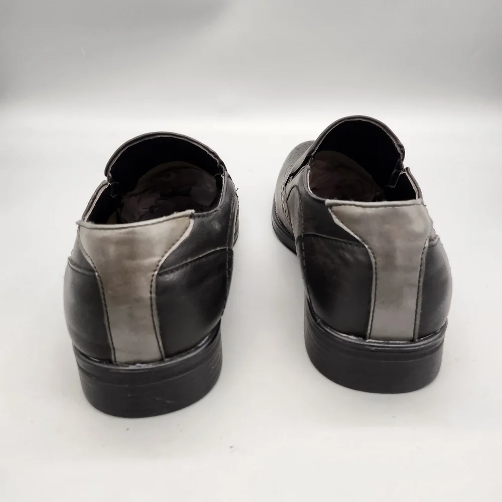 Marco Vitale Men's Dress Oxford Shoes Size 8.5 Black